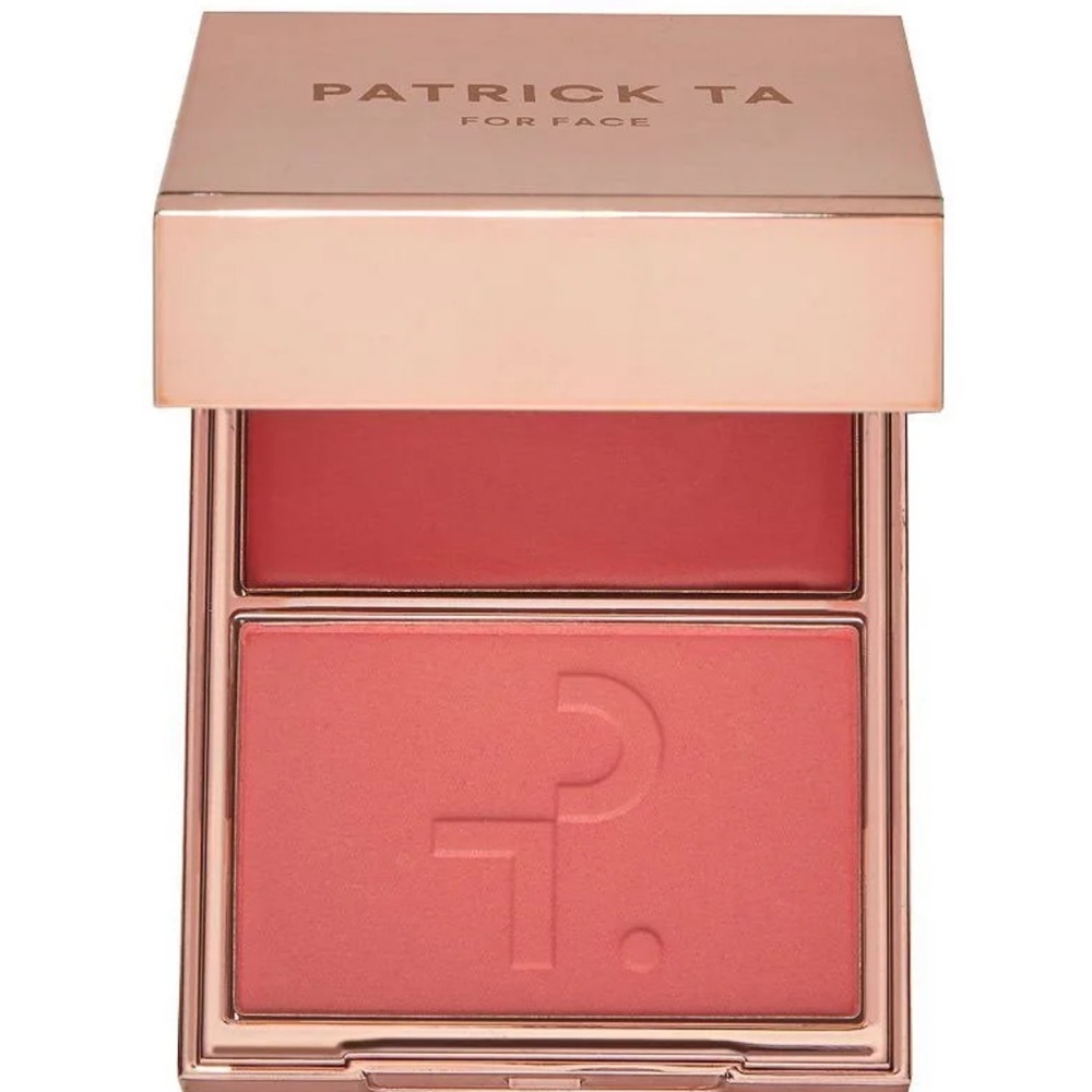 PATRICK TA Double-Take Crème & Powder Blush# She is that girl. New